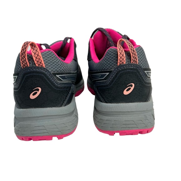 Asics Womens Gel Venture 7 Gray Pink Running Shoes Sneakers Size 8 - Picture 3 of 6